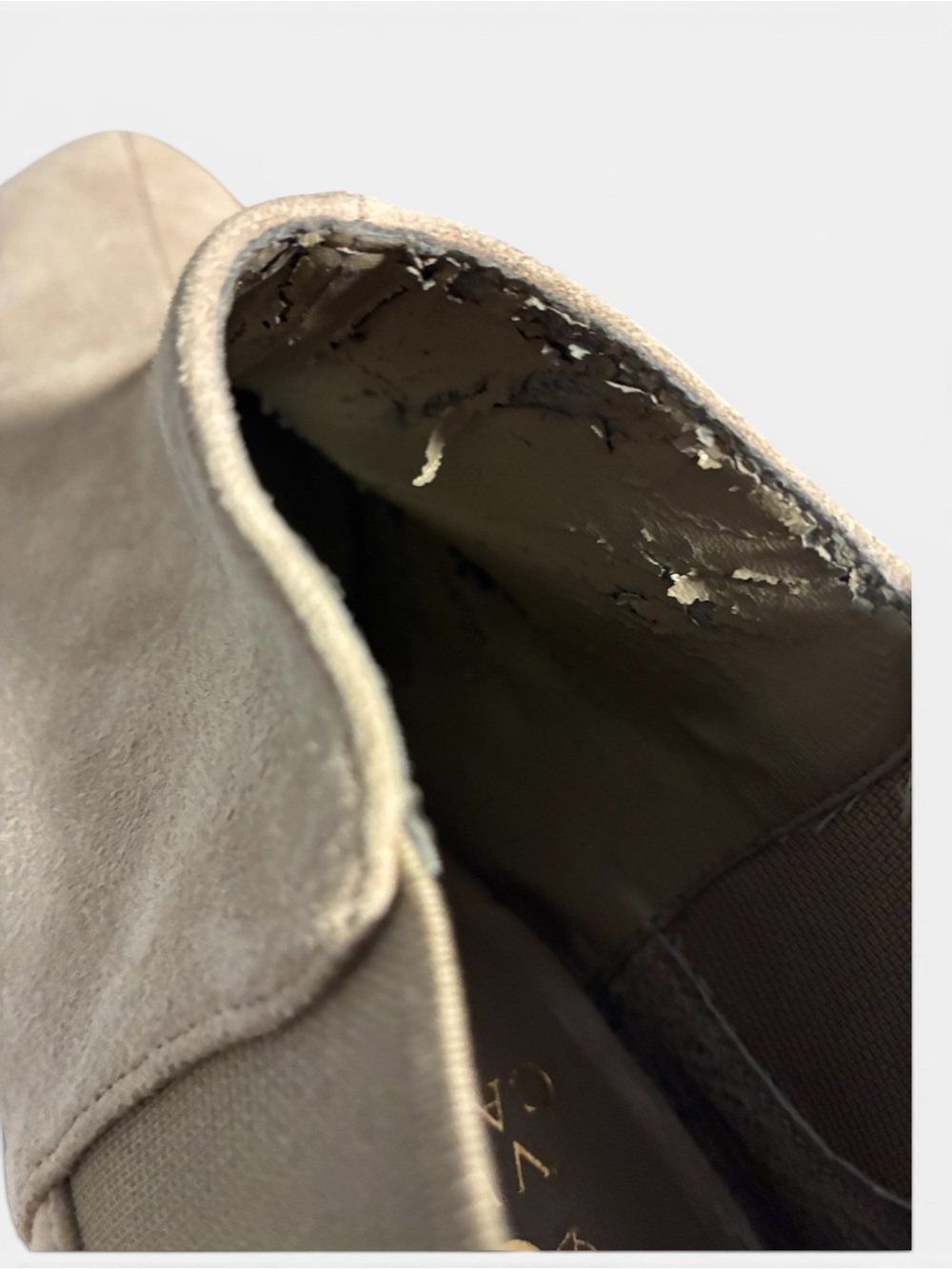Vince Camuto Taupe Suede Wedge Booties - Picture 6 of 6